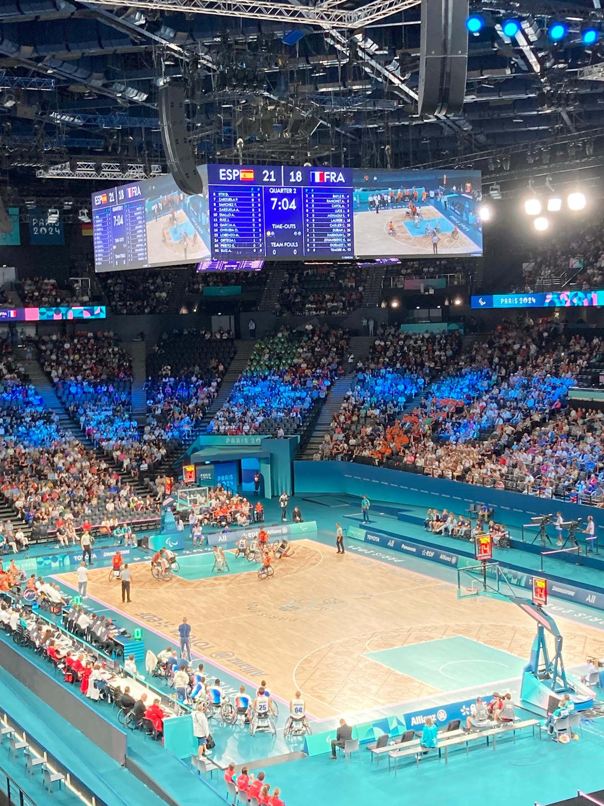 Nos NDRC assistent à un match de basket paralympique 🏀